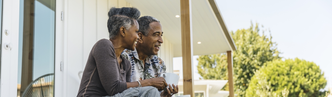 Couple on porch